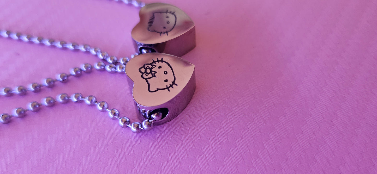 Hello kitty and Dear Daniel 3d necklaces