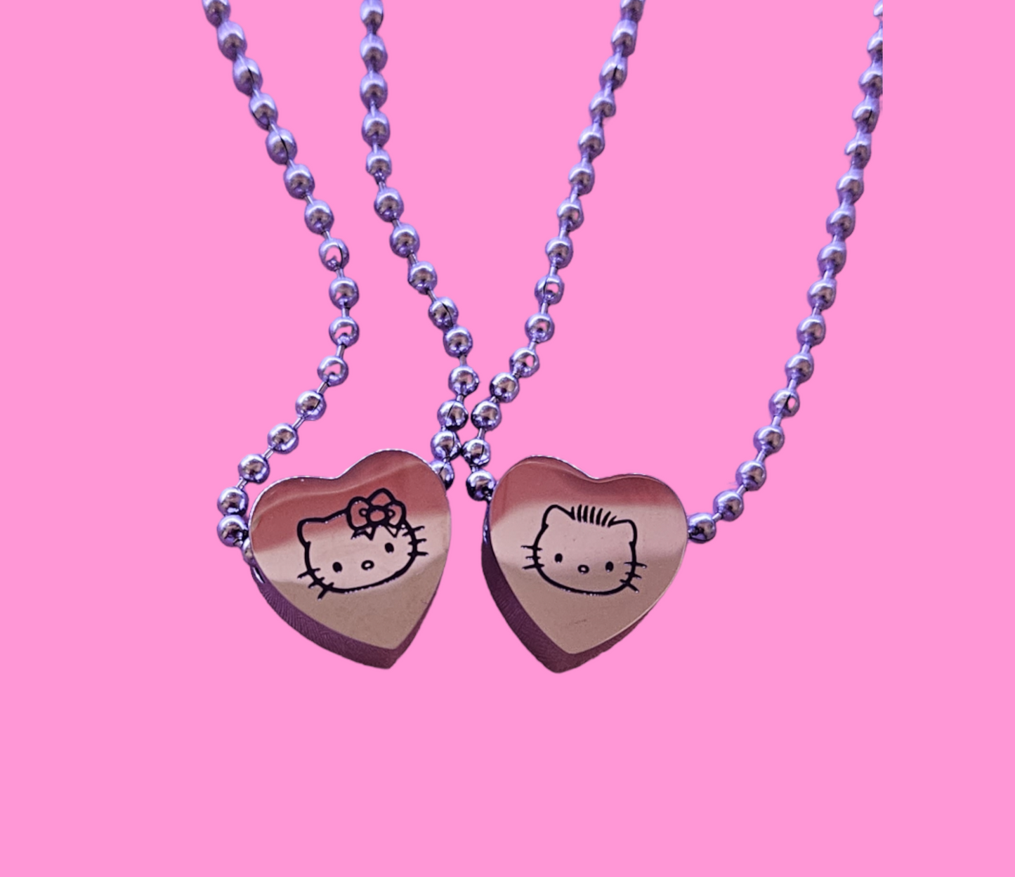 Hello kitty and Dear Daniel 3d necklaces