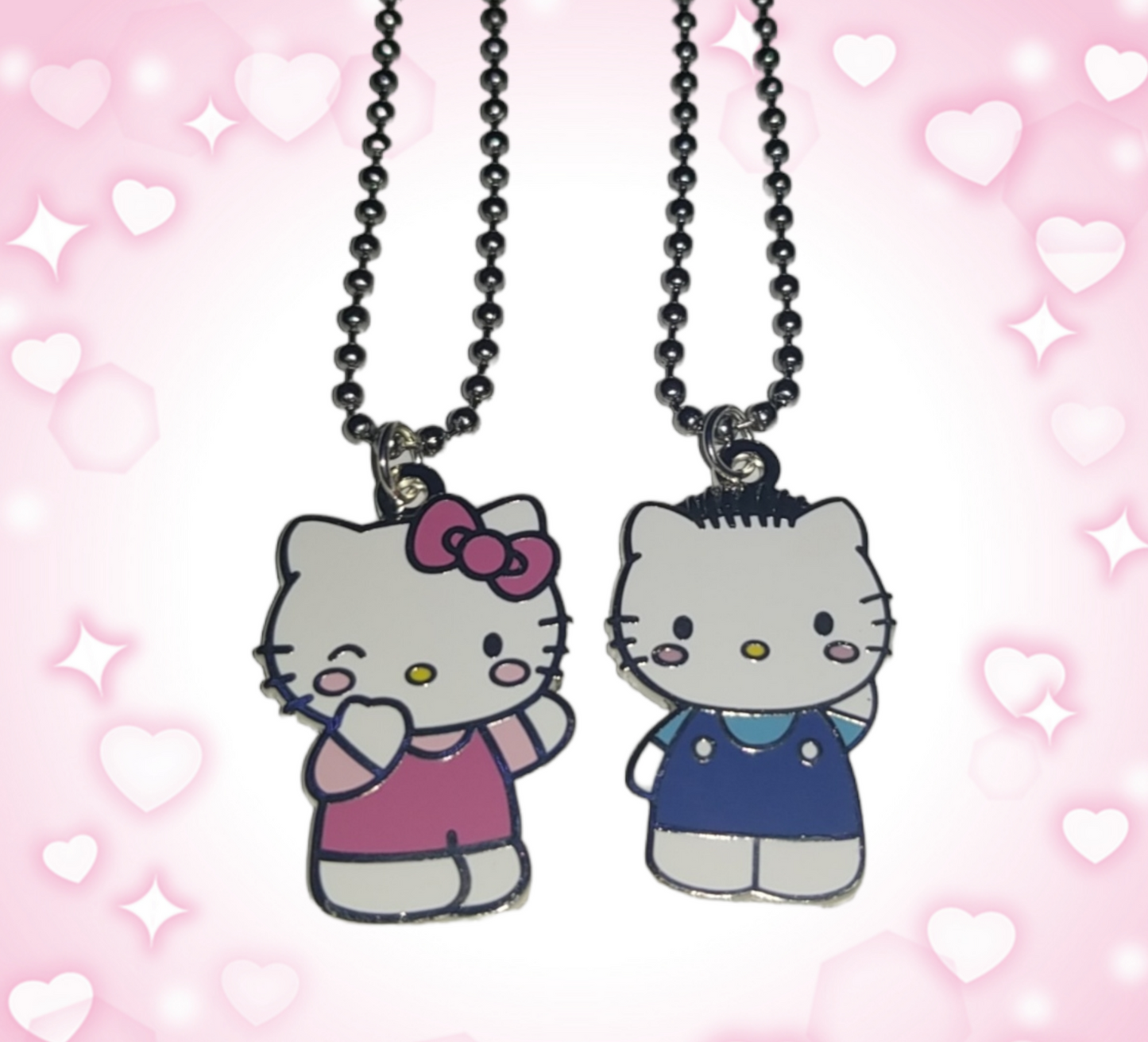 Hello Kitty and Dear Daniel color Necklace set