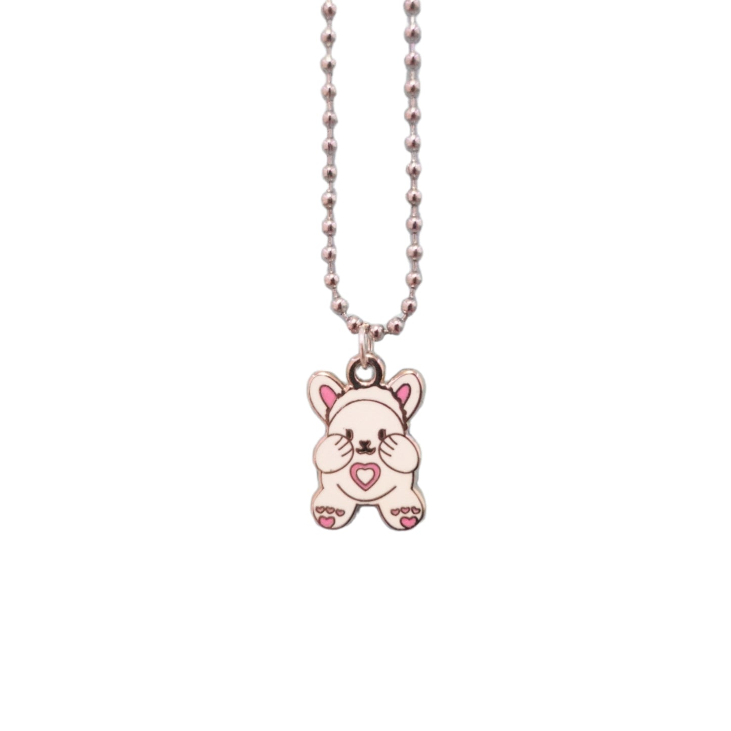 Pink bunny Necklaces