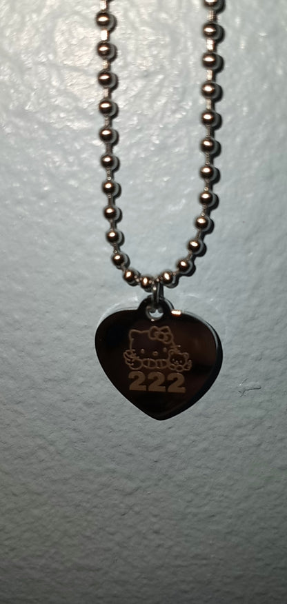 Angle Number 222 Necklace